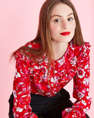 Savida Scarlett Print Blouse